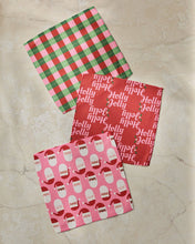 Load image into Gallery viewer, Holly Jolly Santa Dishcloth Set - Holiday 2026
