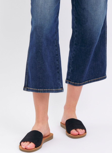 Judy Blue Tummy Control Crop Wide