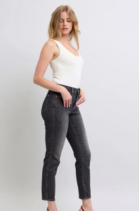 Judy Blue Mid Rise Tummy Control Slim Denim Jeans