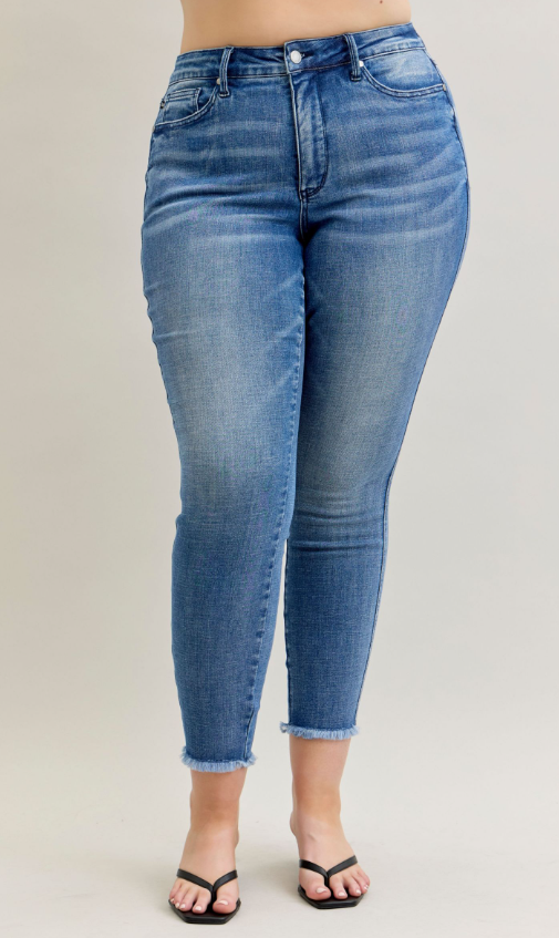 Judy Blue HW Skinny TC Jeans PLUS