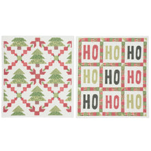 Load image into Gallery viewer, Christmas Quilt Swedish Dishcloth Set
