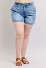 Load image into Gallery viewer, Judy Blue HW Denim Trouser Shorts - Simply Susan’s

