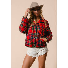 Load image into Gallery viewer, Vintage Christmas Plaid Quilting Jacket - Simply Susan’s
