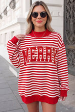 Load image into Gallery viewer, MERRY / JOLLY Mockneck Exposed Seam Sweatshirt | S-4X - Simply Susan’s
