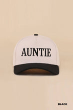 Load image into Gallery viewer, Auntie Two Tone Snapback Hat
