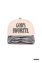 Load image into Gallery viewer, God's Favorite Two Tone Canvas Cotton Cap
