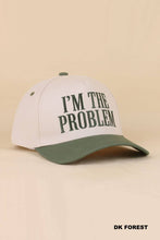 Load image into Gallery viewer, I'm The Problem Two Tone Snapback Hat
