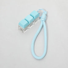 Load image into Gallery viewer, Light Up LED Stress Relief Cube Keyboard Bag Charm
