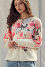 Load image into Gallery viewer, Shell Floral Print Soft Knit Sweater - Simply Susan’s
