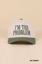 Load image into Gallery viewer, I'm The Problem Two Tone Snapback Hat
