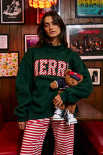 Load image into Gallery viewer, 'MERRY' Embroidered Mock Neck Sweatshirt
