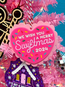 We Wish You a Merry Swiftmas 2024 - Taylor Swift Ornament!