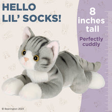 Load image into Gallery viewer, Lil&#39; Socks the Gray Cat
