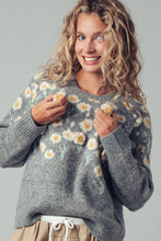 Load image into Gallery viewer, Maeve Floral Knit Sweater
