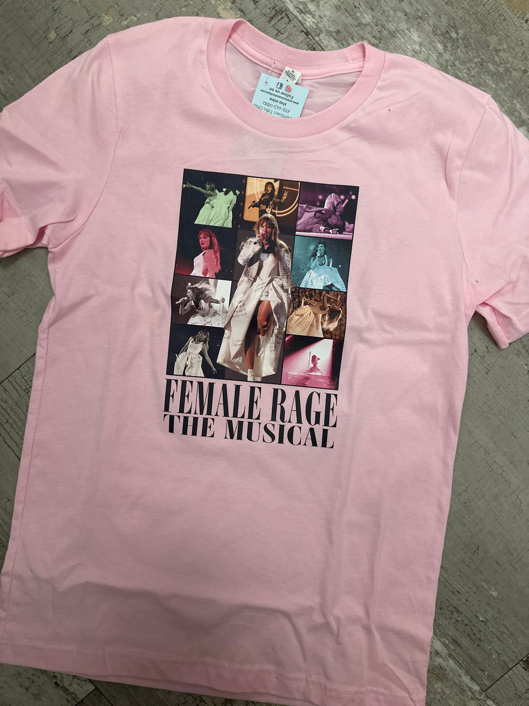 Female Rage The Musical  Crew T Shirt