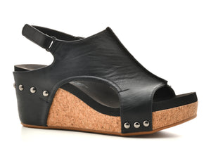 Carley- Washed Black Smooth