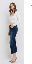Load image into Gallery viewer, Mid Rise Cropped Straight Jeans
