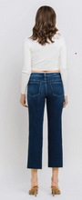 Load image into Gallery viewer, Mid Rise Cropped Straight Jeans
