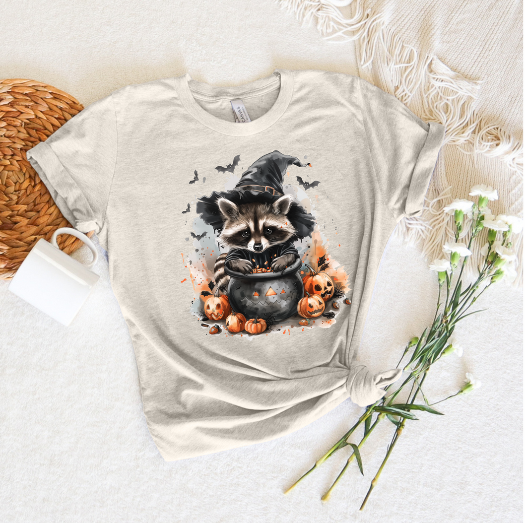 Fall Racoon T Shirt