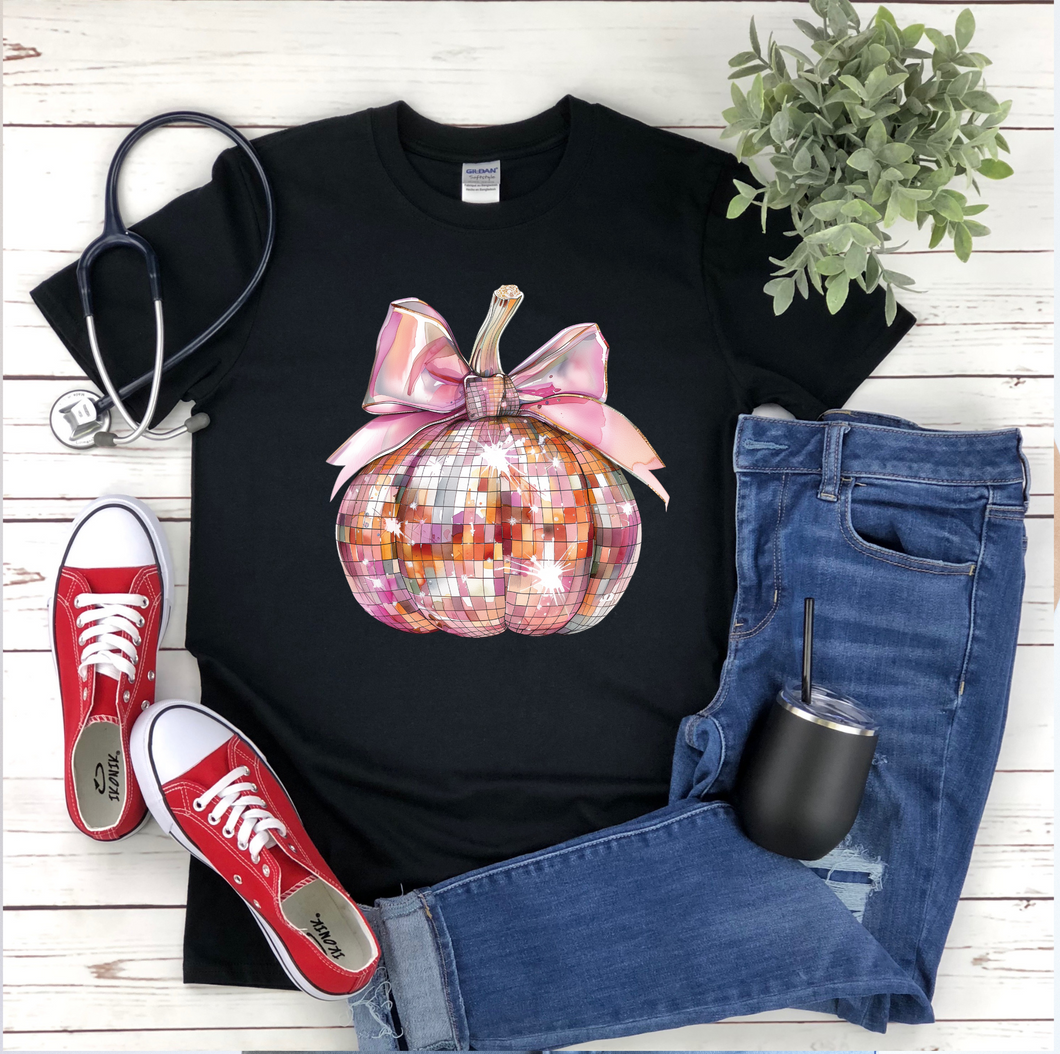 Pumpkin Disco Ball T Shirt