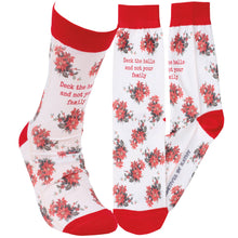 Load image into Gallery viewer, Deck The Halls And Not Your Family Socks
