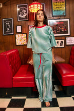 Load image into Gallery viewer, IP60012 Wide Leg Striped Lounge Pants
