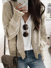 Load image into Gallery viewer, Harmony Oversized Collared Cardigan
