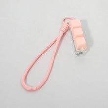 Load image into Gallery viewer, Light Up LED Stress Relief Cube Keyboard Bag Charm
