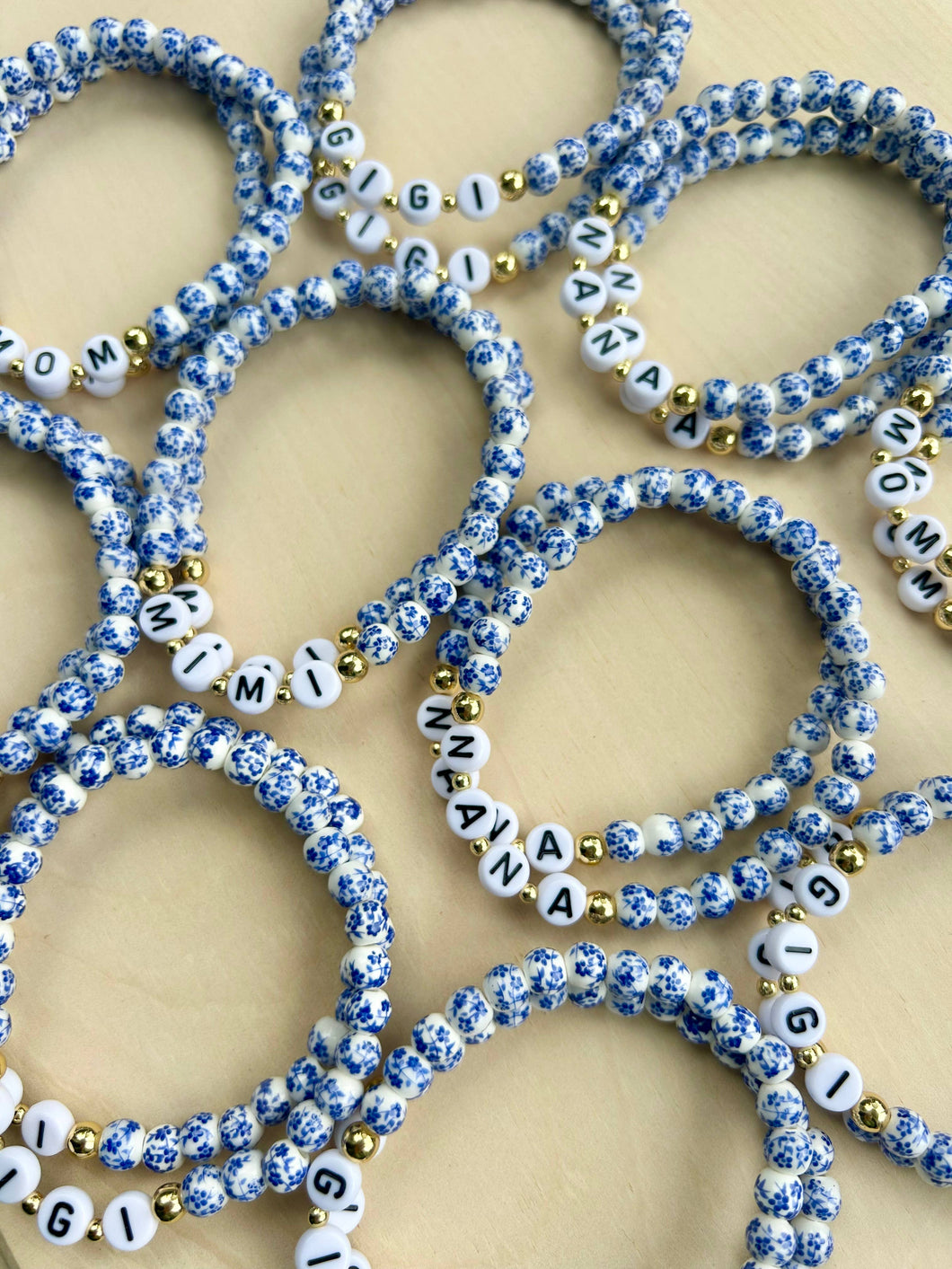 Mom Bracelet Floral Mother’s Day Gift Flower Bracelet 