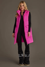 Load image into Gallery viewer, Fuchsia Long Vest
