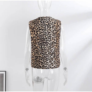 MacKenzie Leopard Vest