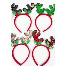 Load image into Gallery viewer, Sparkling Deer Antlers Sequins Headband
