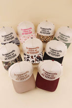 Load image into Gallery viewer, So Apparently, I Have An Attitude Two Tone Snapback Hat
