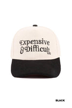 Load image into Gallery viewer, Expensive And Difficult Two-tone Corduroy Cap
