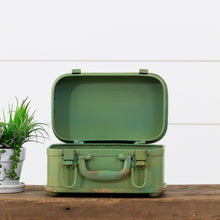 Load image into Gallery viewer, Green Metal Suitcase Box (PC) - Simply Susan’s
