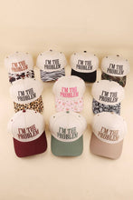 Load image into Gallery viewer, I'm The Problem Two Tone Snapback Hat
