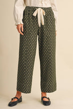 Load image into Gallery viewer, CATHERINE POLKA DOT WIDE LEG CROPPED PANTS
