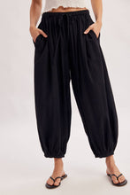Load image into Gallery viewer, LAUREN  DRAWSTRING BALLOON PANTS
