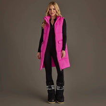 Load image into Gallery viewer, Fuchsia Long Vest
