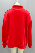 Load image into Gallery viewer, OHIO' Embroidered Mock Neck Sweatshirt

