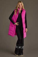 Load image into Gallery viewer, Fuchsia Long Vest
