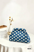 Load image into Gallery viewer, Polka Dot Clasp Clutch Bag
