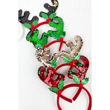 Load image into Gallery viewer, Sparkling Deer Antlers Sequins Headband
