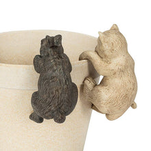 Load image into Gallery viewer, Hanging Cat-Antq Wht-4"H-2243
