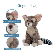 Load image into Gallery viewer, 12" (28cm) Wild Onez Ringtail Cat Stuffed Plush - Simply Susan’s
