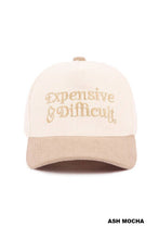 Load image into Gallery viewer, Expensive And Difficult Two-tone Corduroy Cap
