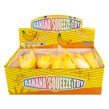 Load image into Gallery viewer, Banana Peel Squeeze Squishy Stress Relief Toy
