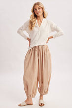 Load image into Gallery viewer, LAUREN  DRAWSTRING BALLOON PANTS
