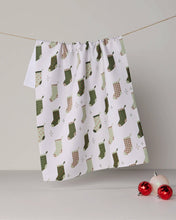 Load image into Gallery viewer, Stocking Medley Tea Towel - Holiday 2026
