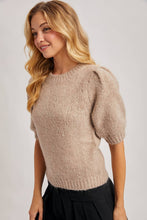 Load image into Gallery viewer, BAILEY PUFF SLEEVED KNIT SWEATER
